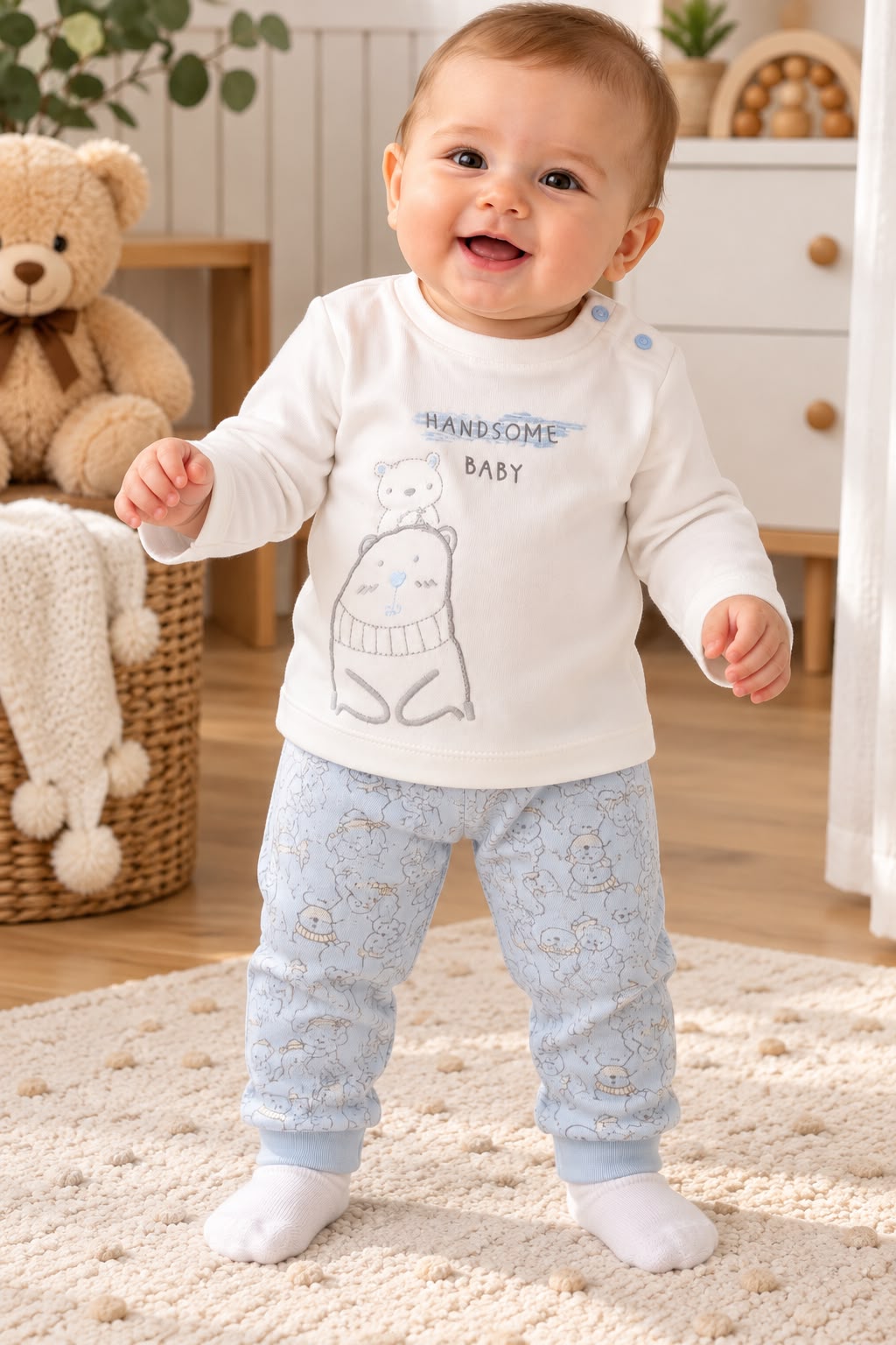 Hansome % 100 Organic Pamuk İkili Takım