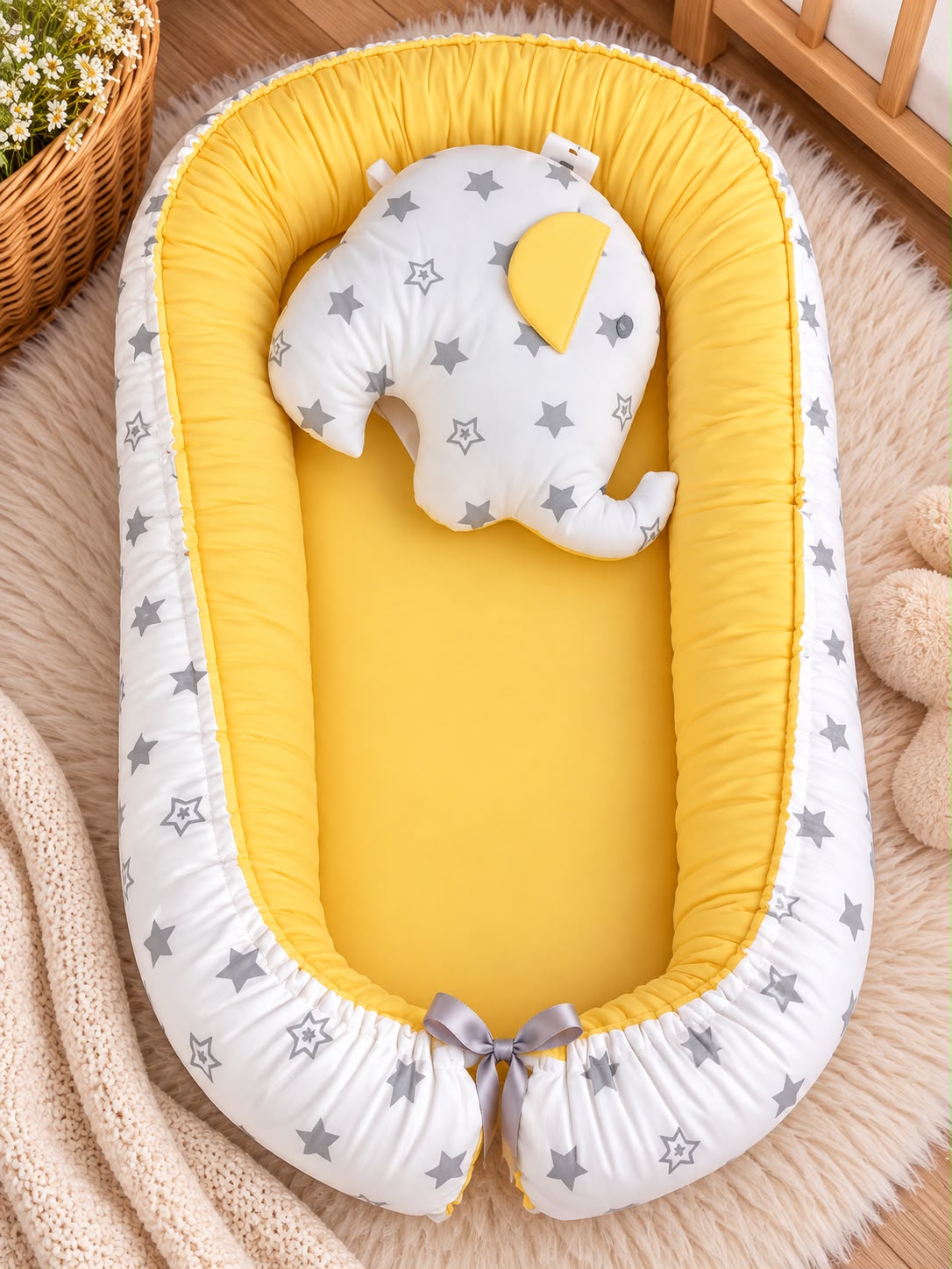 Fil Yastıklı Babynest