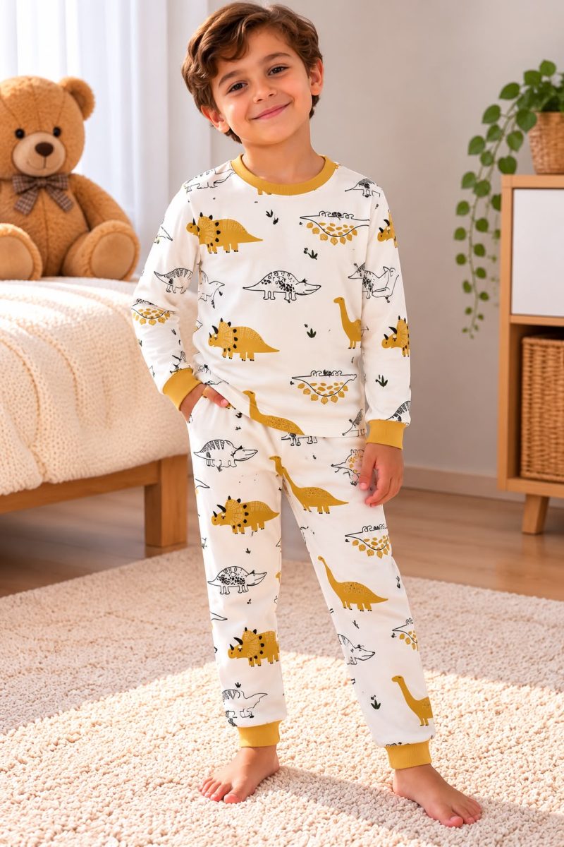 % 100 Pamuk Dinazorlu Pijama Takımı