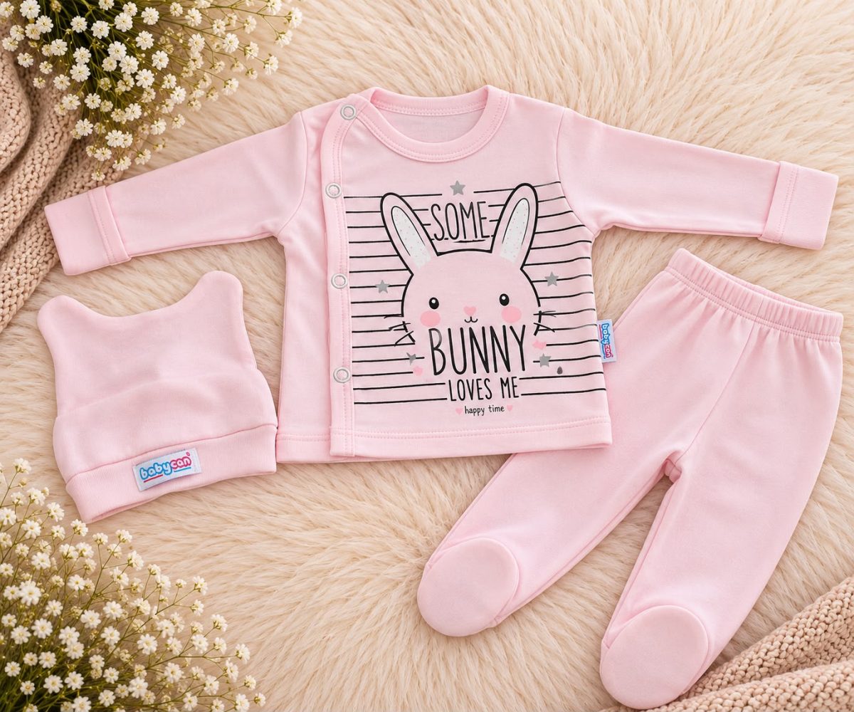 Bunny Kendinden Eldivenli Pratik 3 Lü Takım