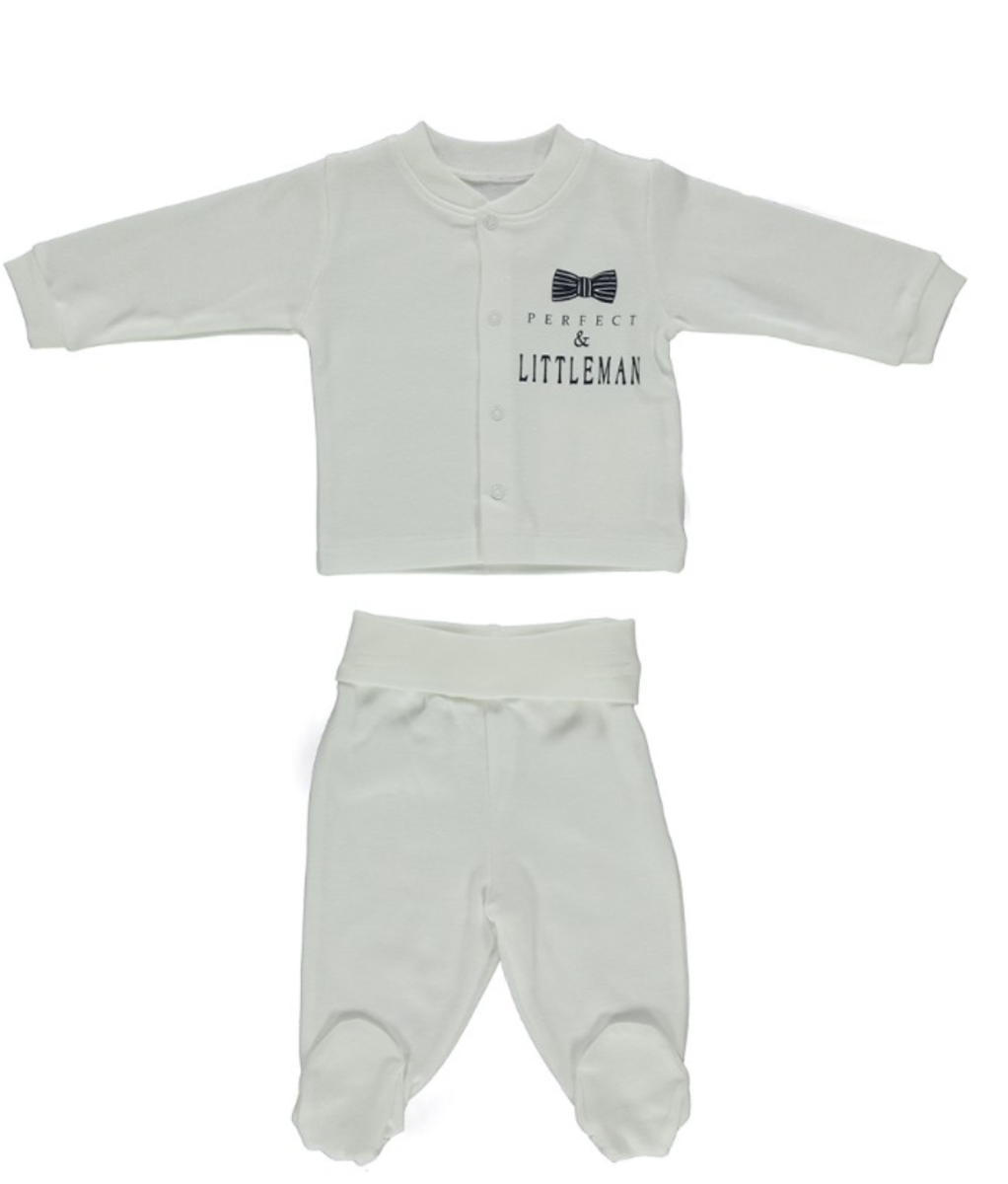 Penye Patikli Pijama Takımı 2'Li