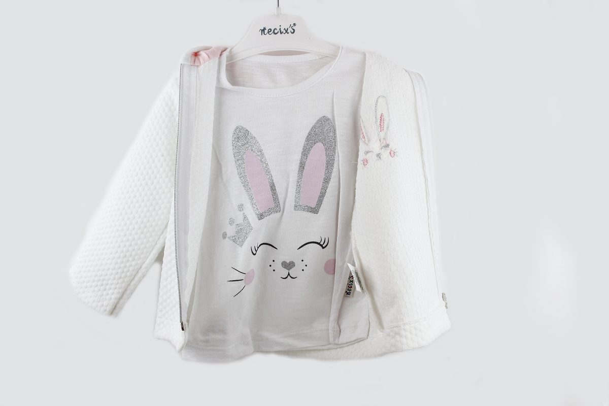 Bunny Cepli Özgün Üçlü Takım