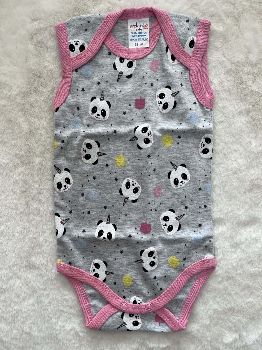 Panda Kafası Sıfır Kol Badi