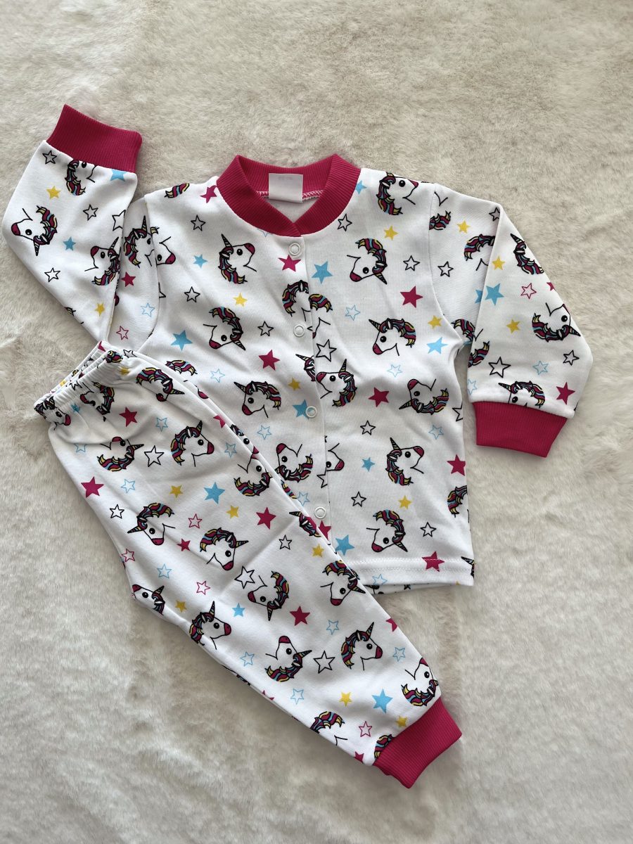 Unicorn Kafalı Pijama Takımı