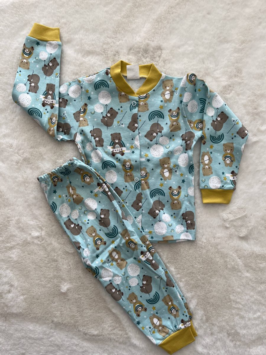 Balonlu Ayı Pijama Takımı