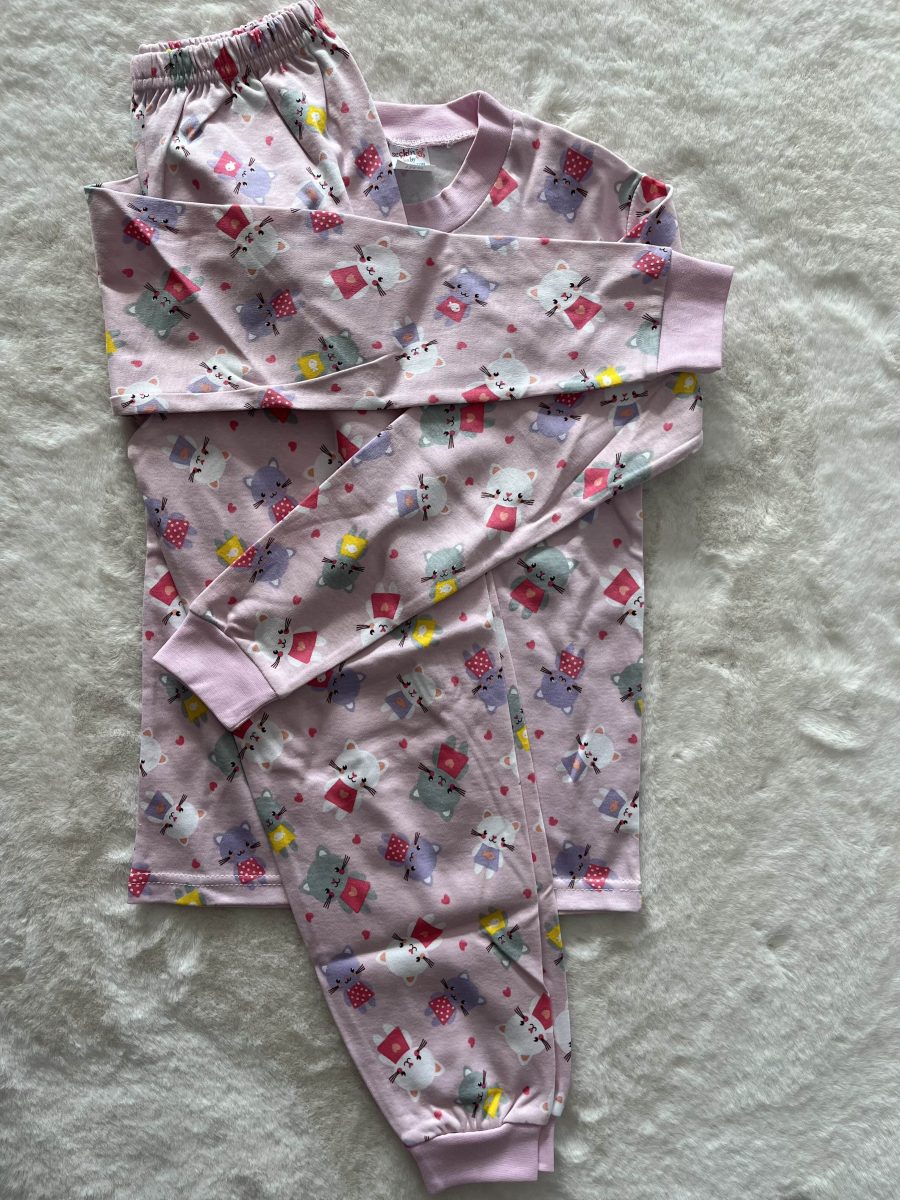 Kediler Pijama Takımı