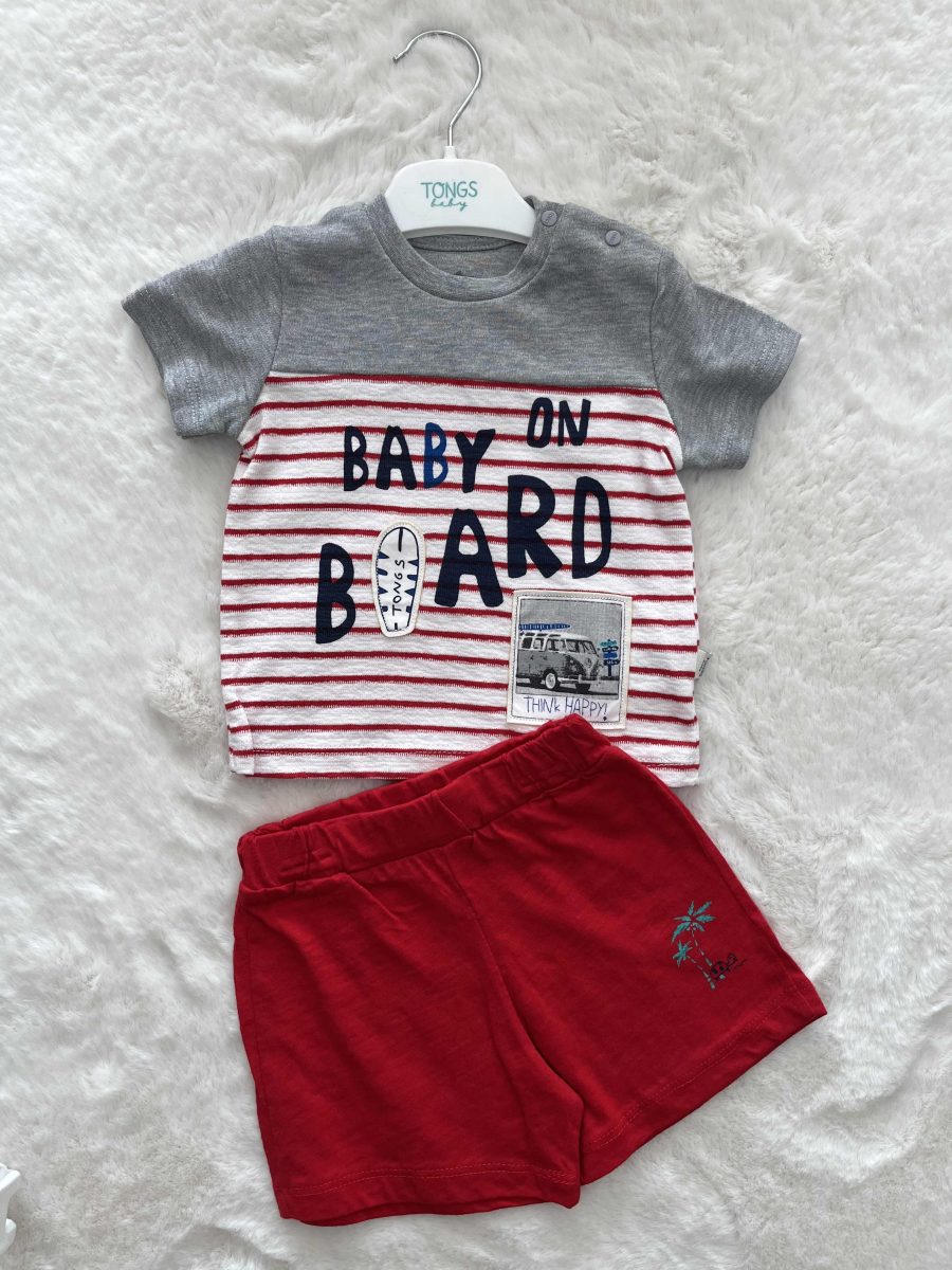 Baby On Board Şortlu 2'Li Takım