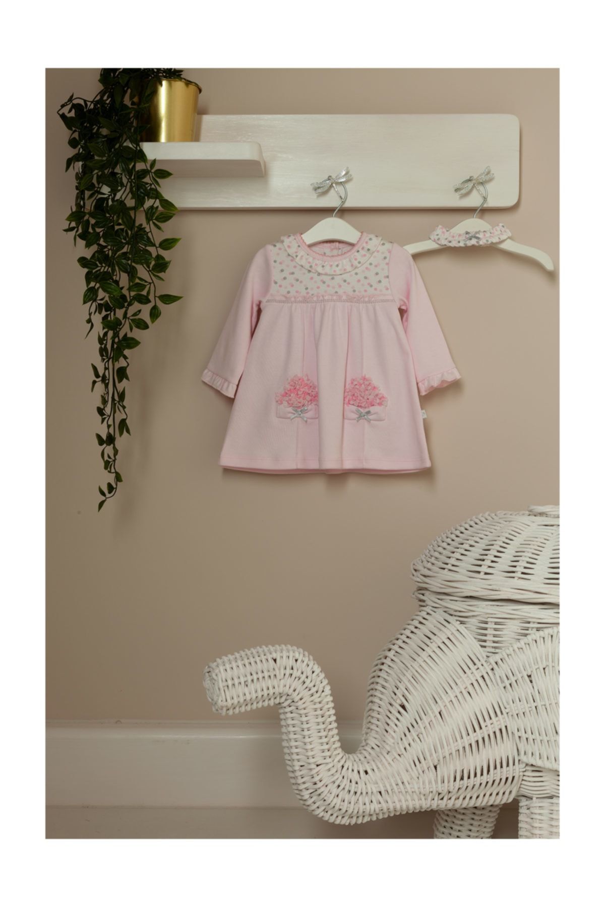 PEMBE Elbise ELB5159
