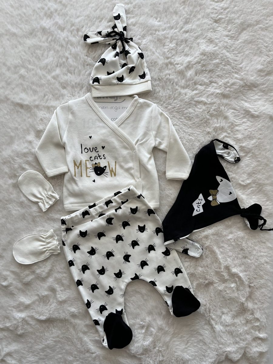 MA5-047 Pisi Kız -Ekru 5'Li Hastane Çıkışı