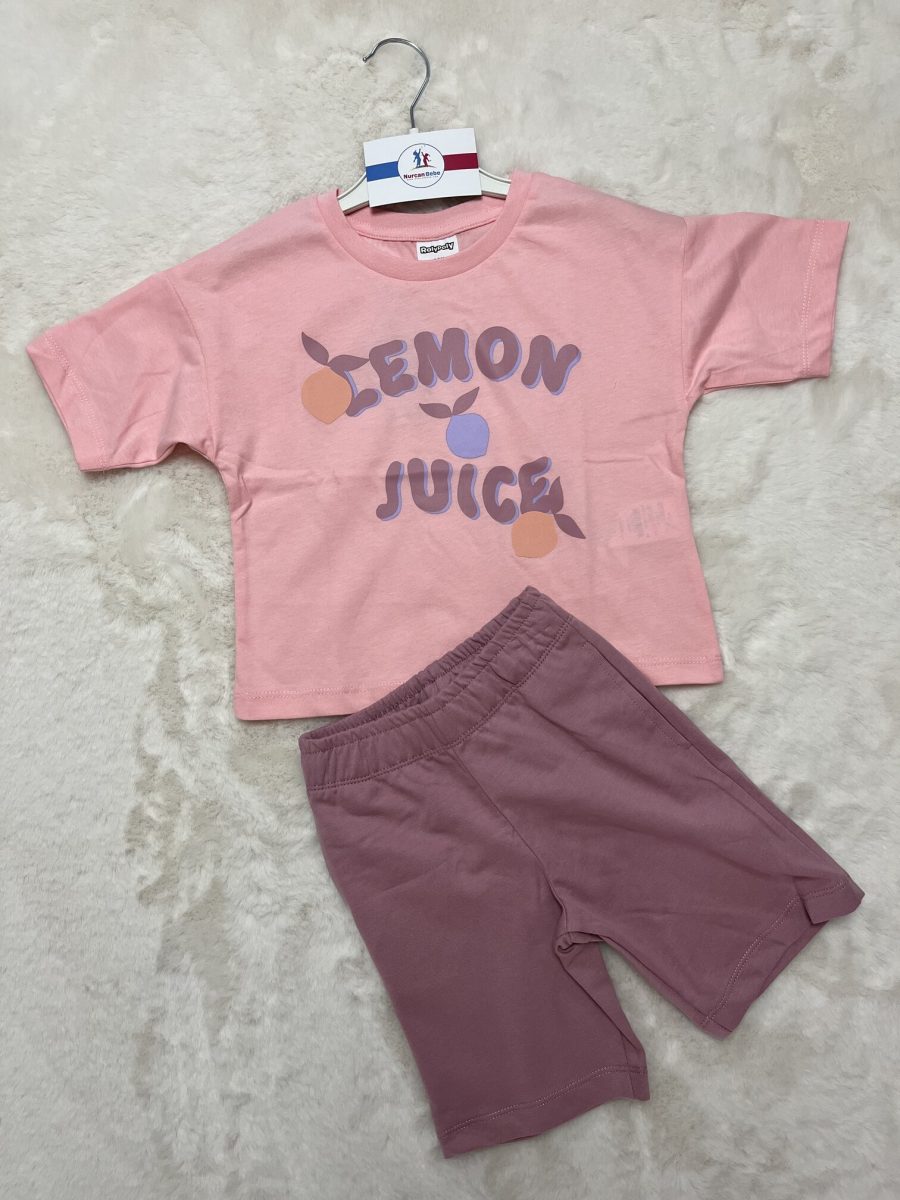 Lemon Juıce Şortlu İkili Kız Takım