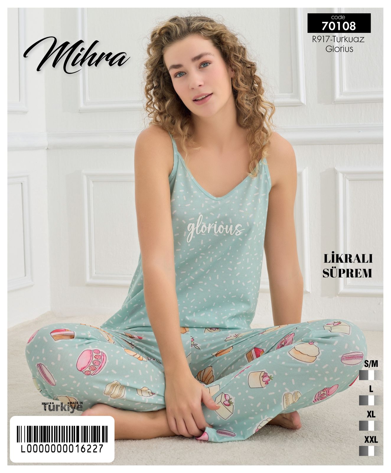 Glorius İp Askılı Kadın Pijama Takımı