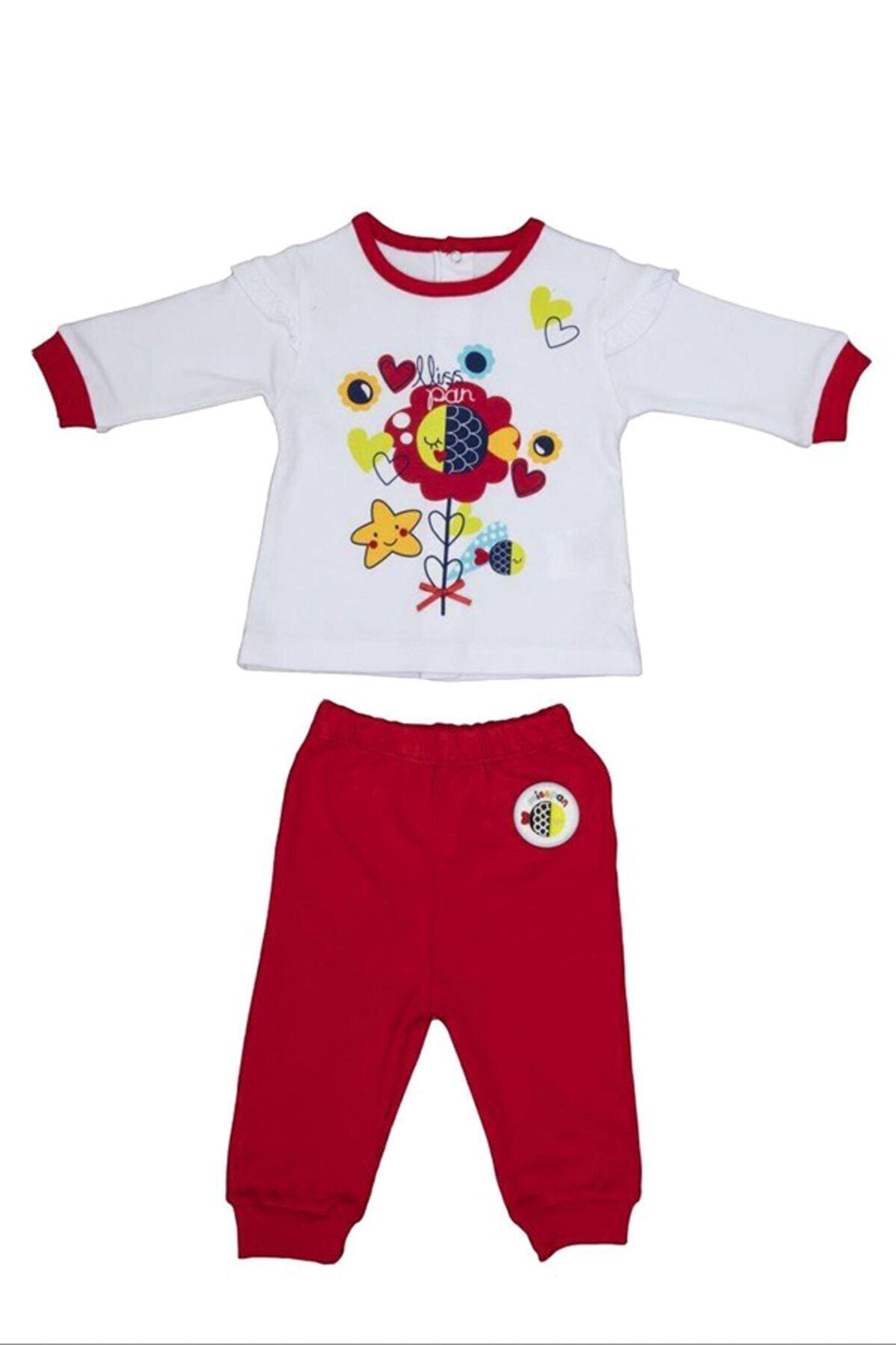 1730 Mrs. Fish 2'li Penye Bebek Takım 6-9 Ay