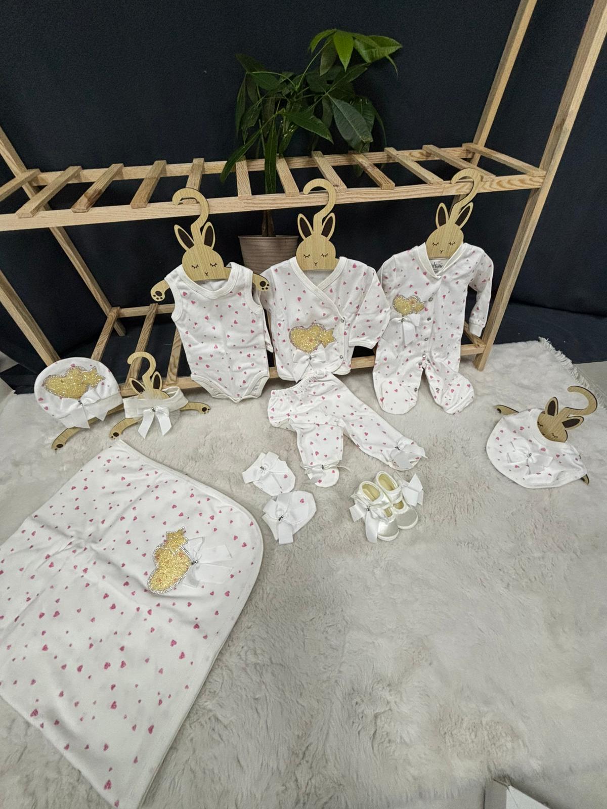 serpme pembe kalpli sarı taşlı 10 lu hastane çıkışı
