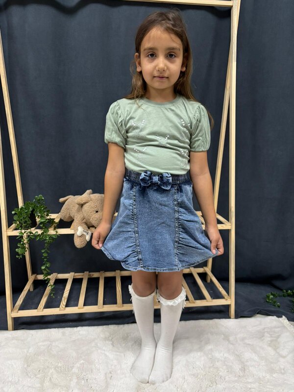 Kot Şortetekli İkili Kız Takım
