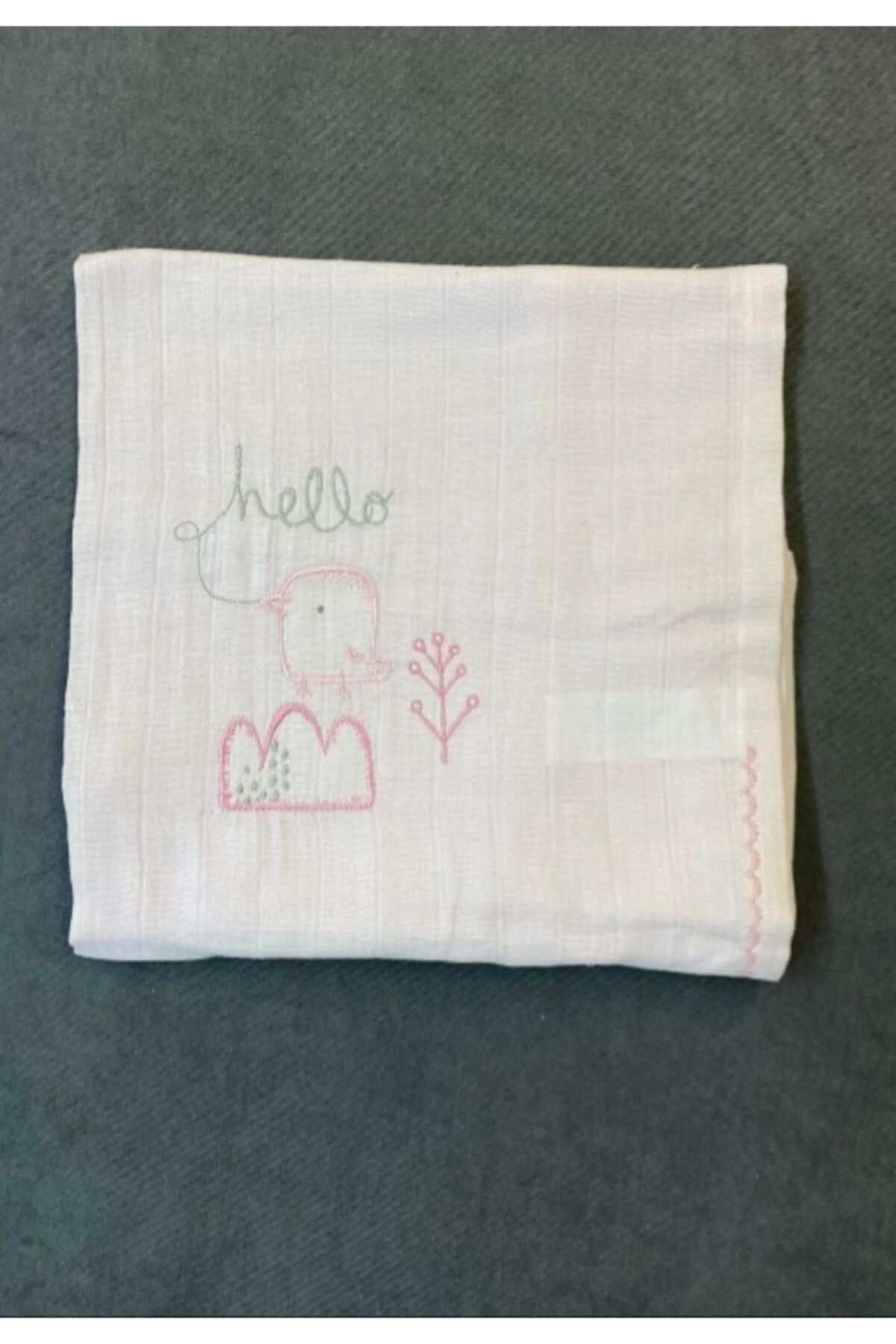 Btk5726 Kız Bebek Müslin Battaniye 80x90