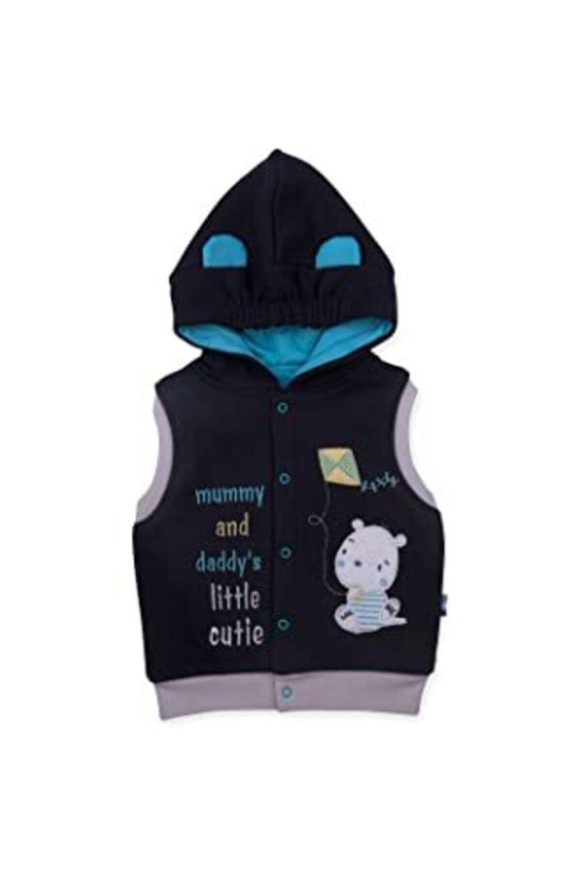 Erkek Bebek Lacivert Yelek 03499