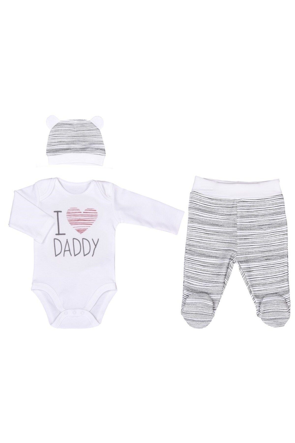 Kitikate S72365 Organik Dady 3'lü Takım