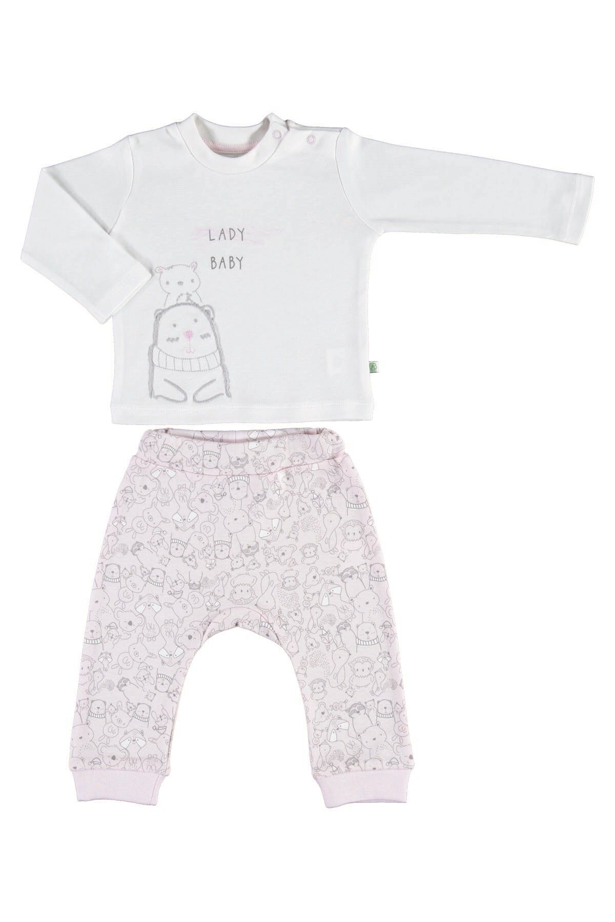 Biorganic Lady Anımals 2li Takım 59673 Ekru Pembe