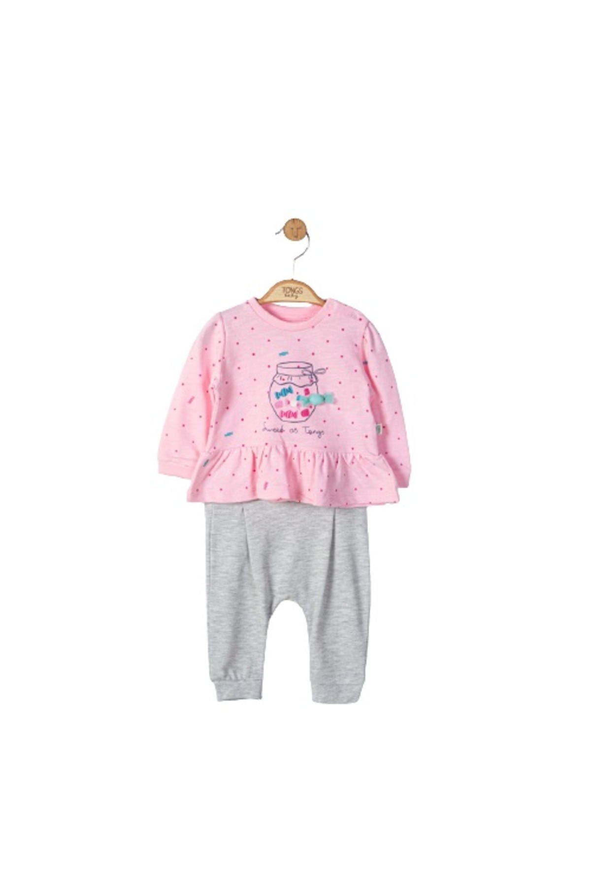 Candy 2'li Takım 4043 Pembe