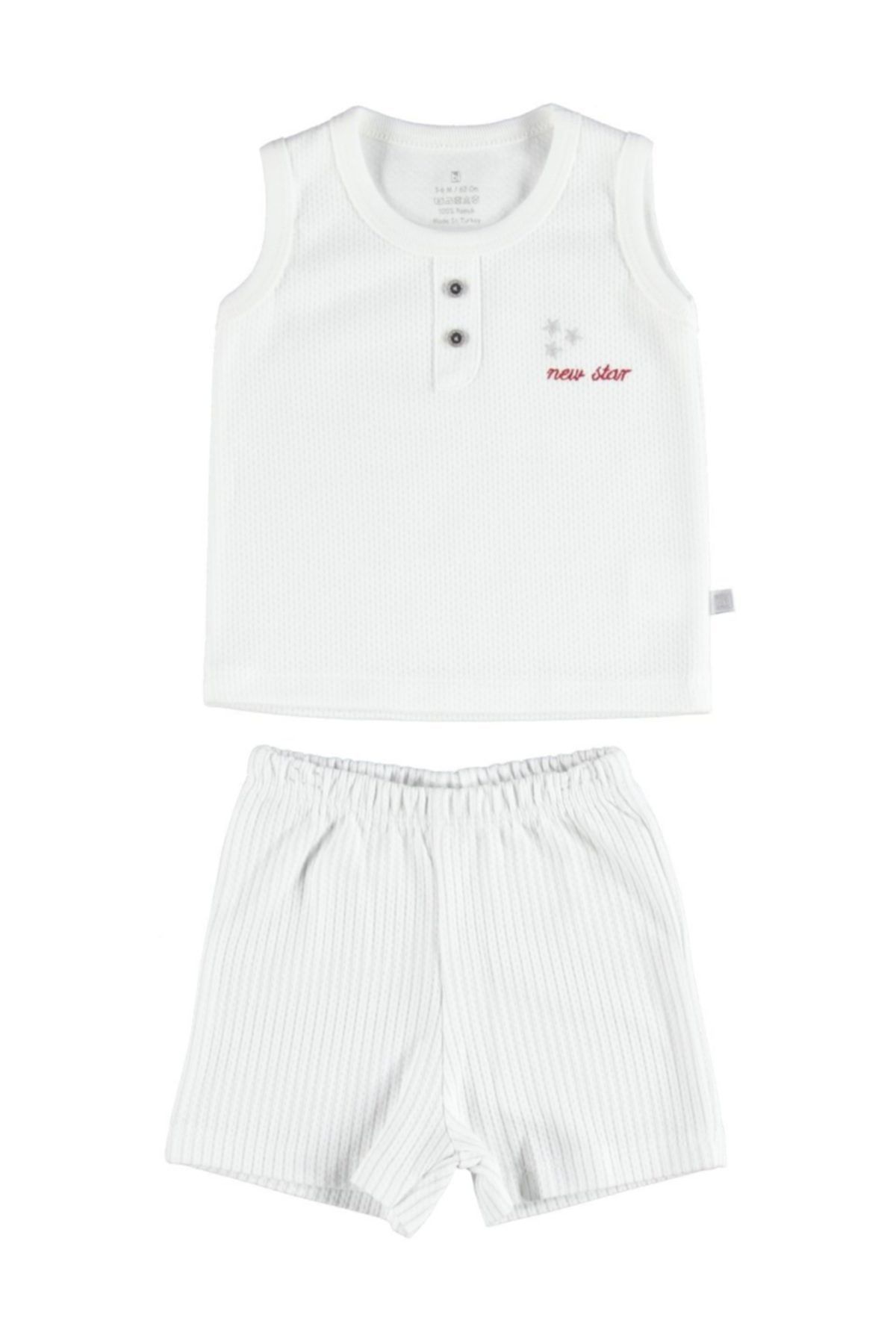 Unisex Bebek Ekru New Star Şortlu 2 Li Takım 59509
