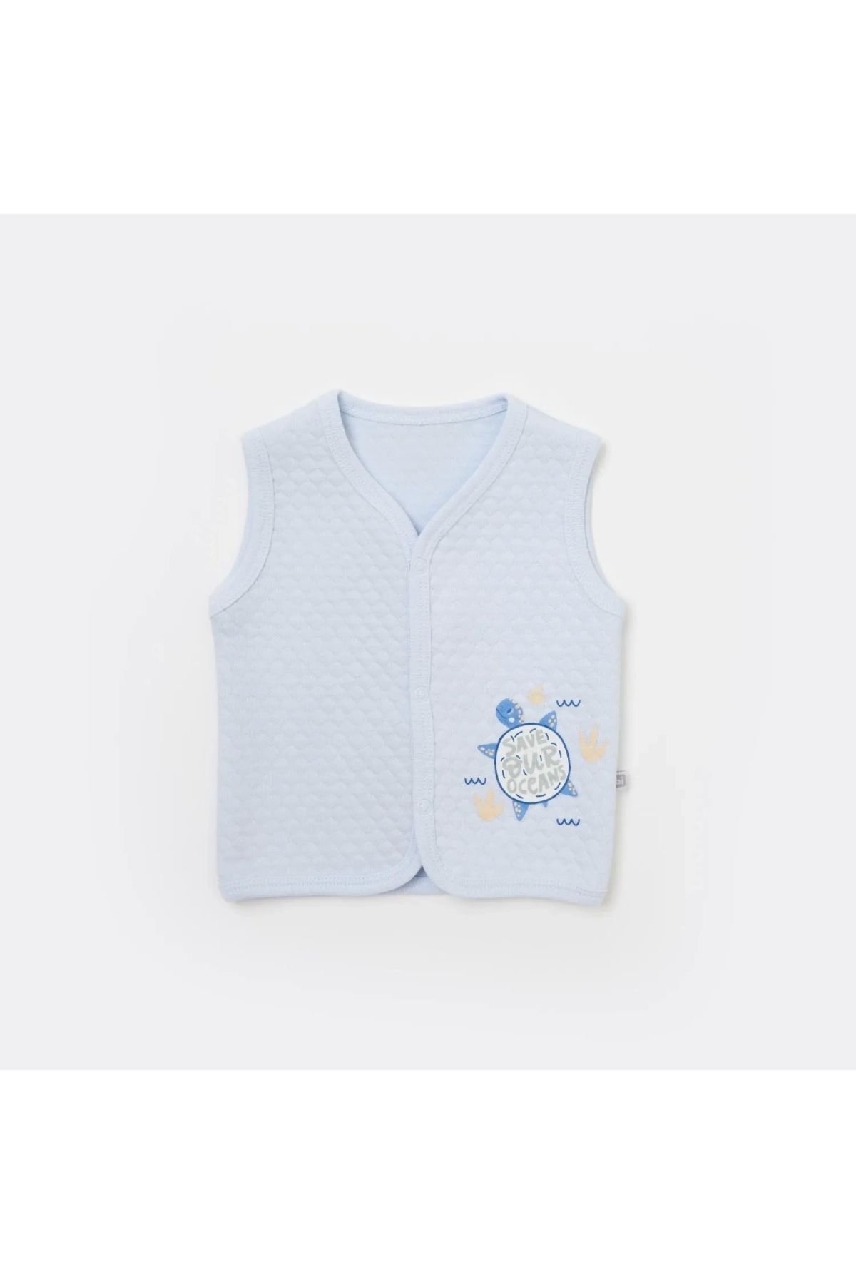 Oceans Kapitone Yelek 61478 Mavi