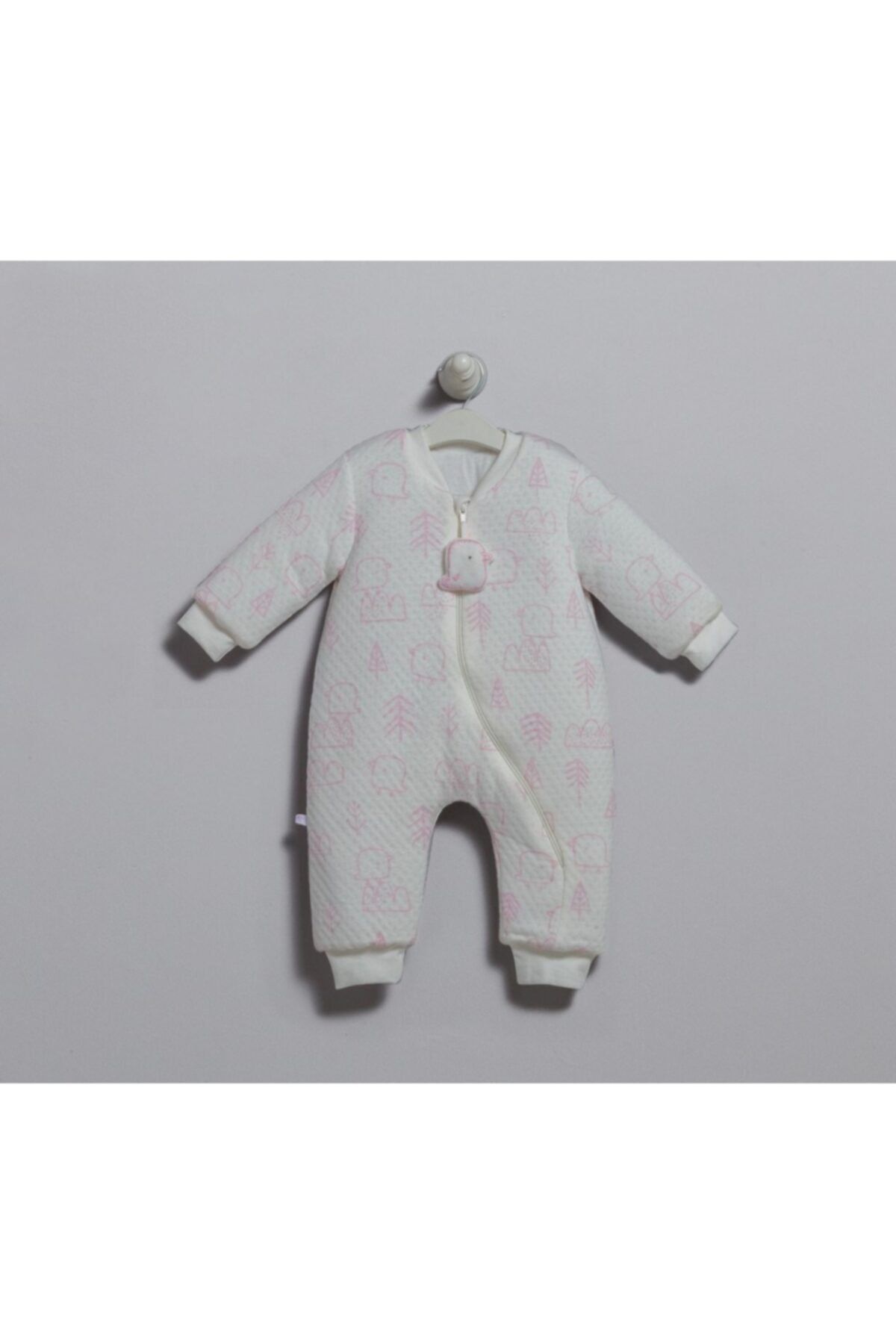 Pembe Kuş Desenli Uyku 2.5 Uyku Tulumu