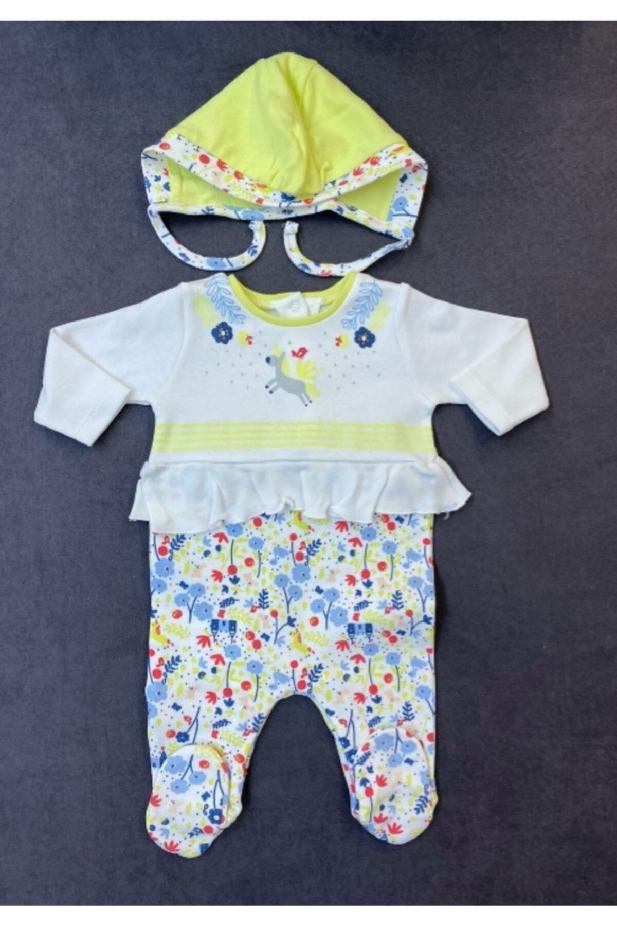 Tk5853 Kız Bebek Girl Garden Tulum Set