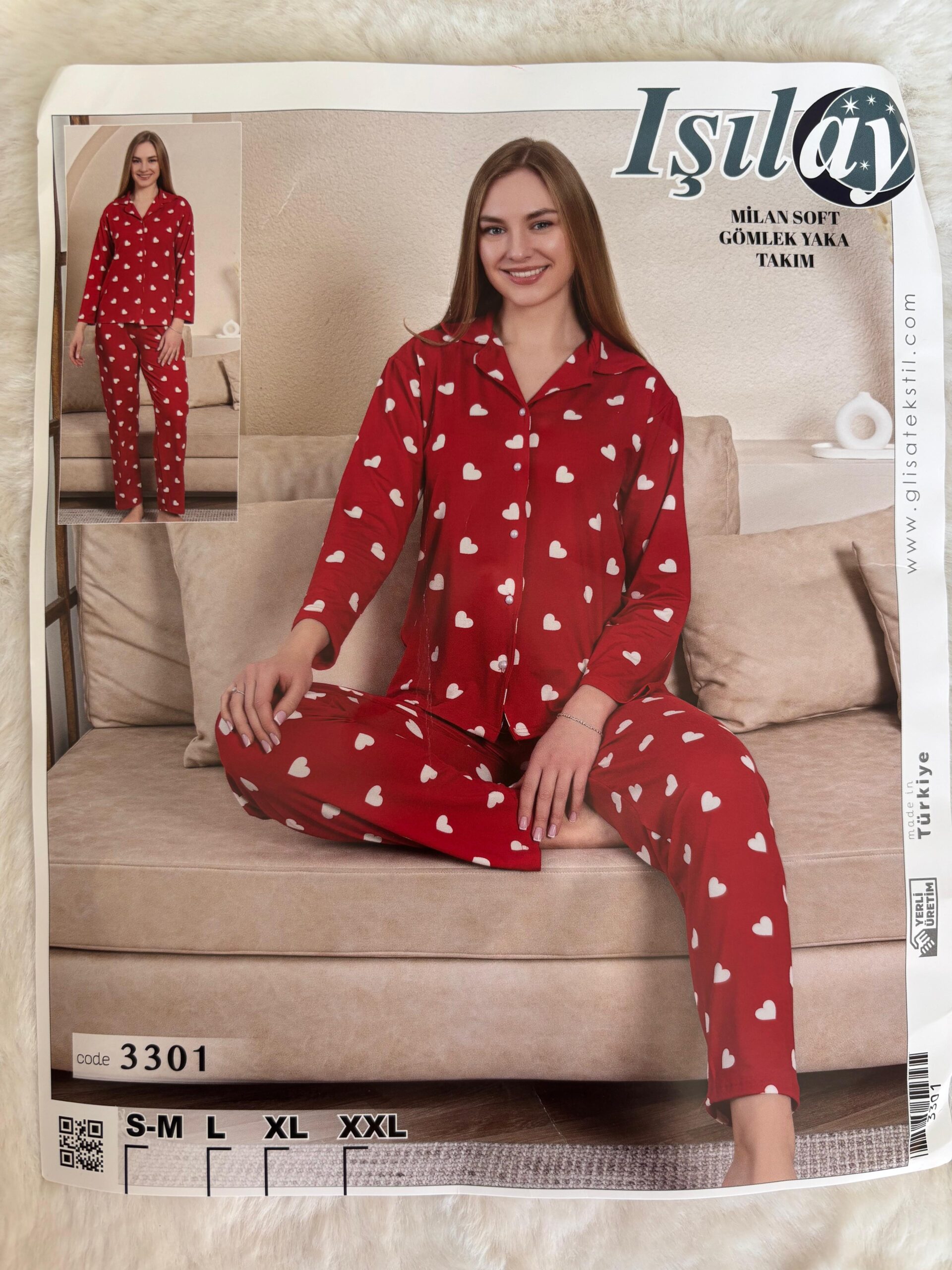Kalpli Pijama Takımı