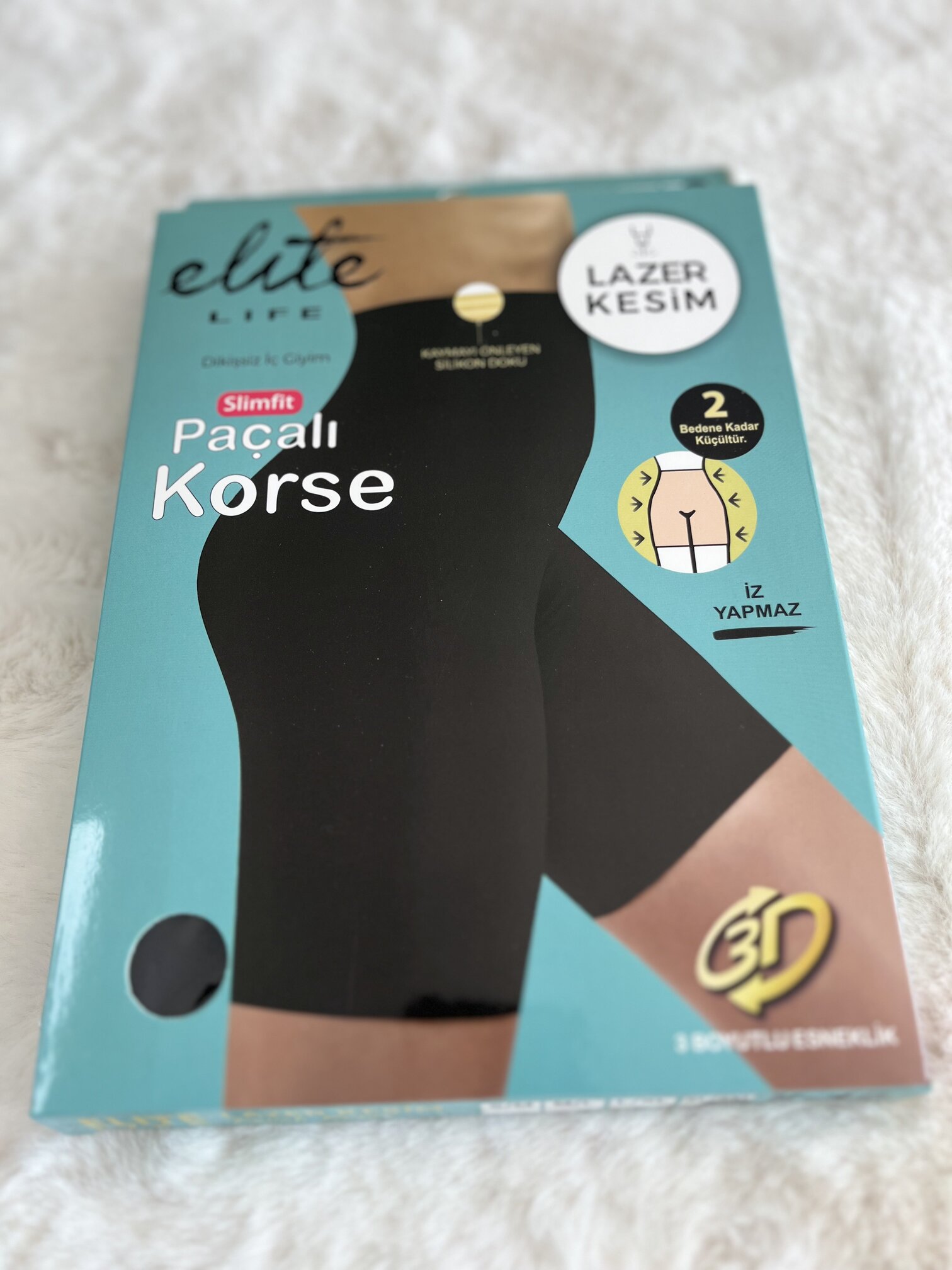 Lazer Kesim Paçalı Korse