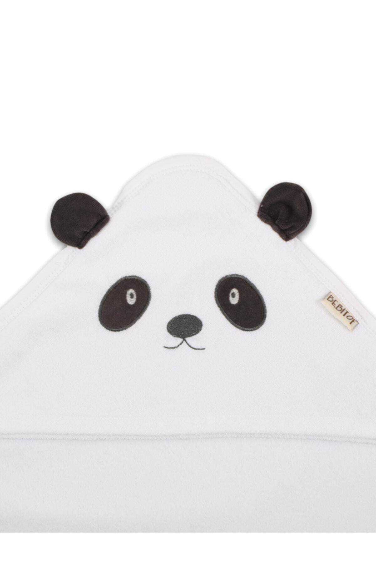 Panda Desenli Bebek Havlusu