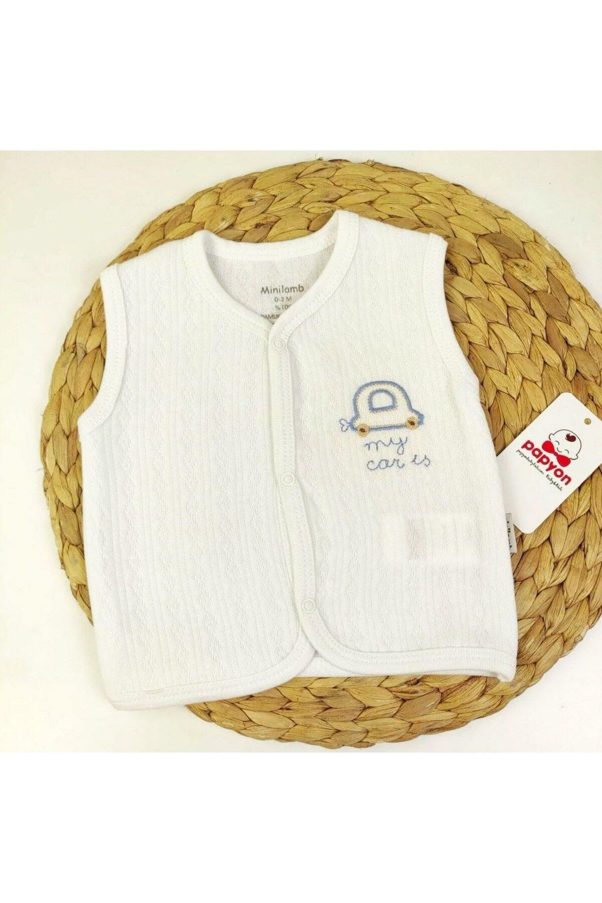 Arabalı Kapitone Bebek Yeleği 67011