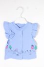 Baby 3016 Kız Bebek Kolları Fırfırlı Yelek