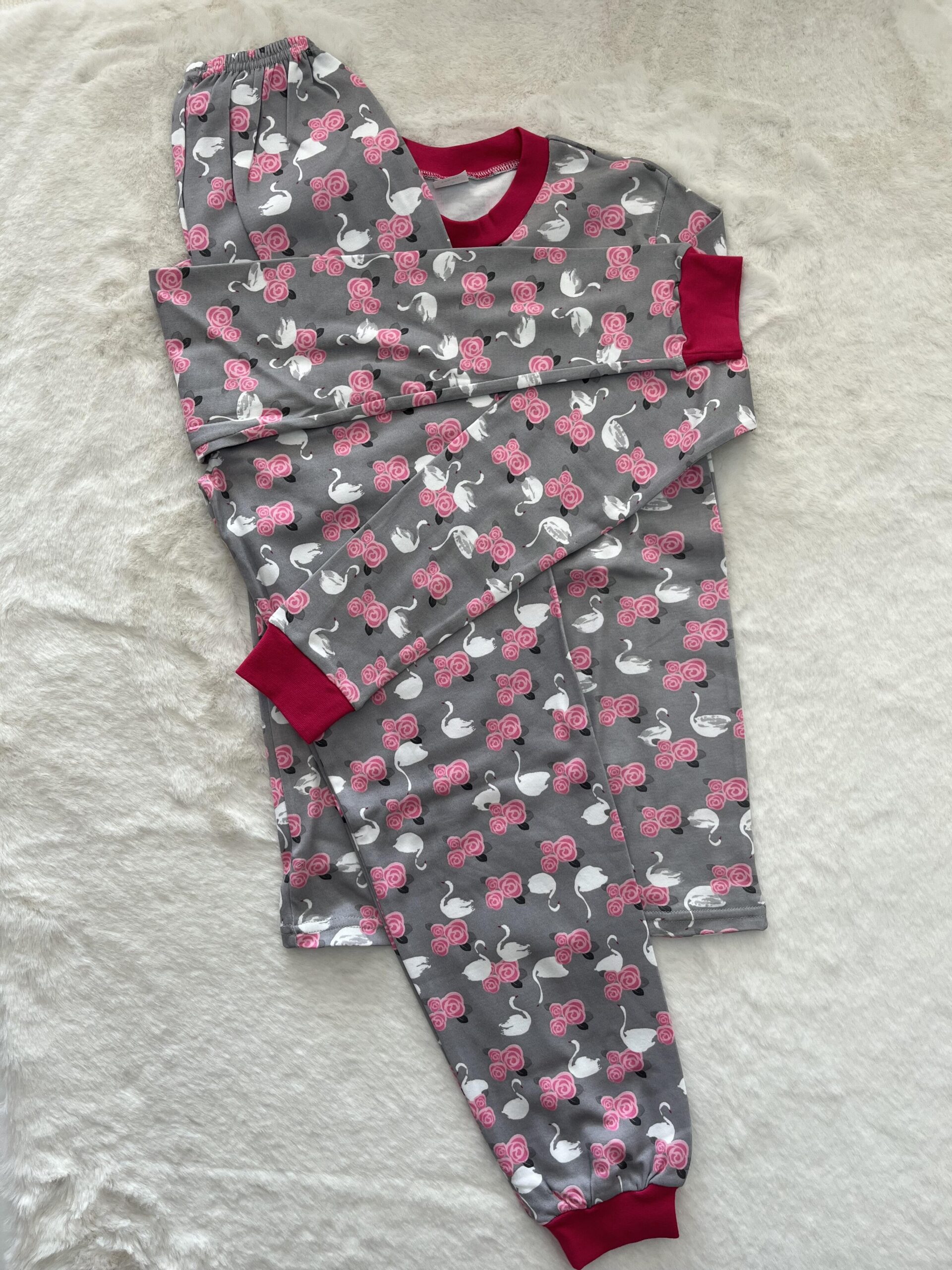Güllü Pijama Takımı