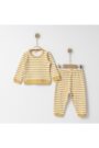 Tke5082 Cizgili Pijama Takım