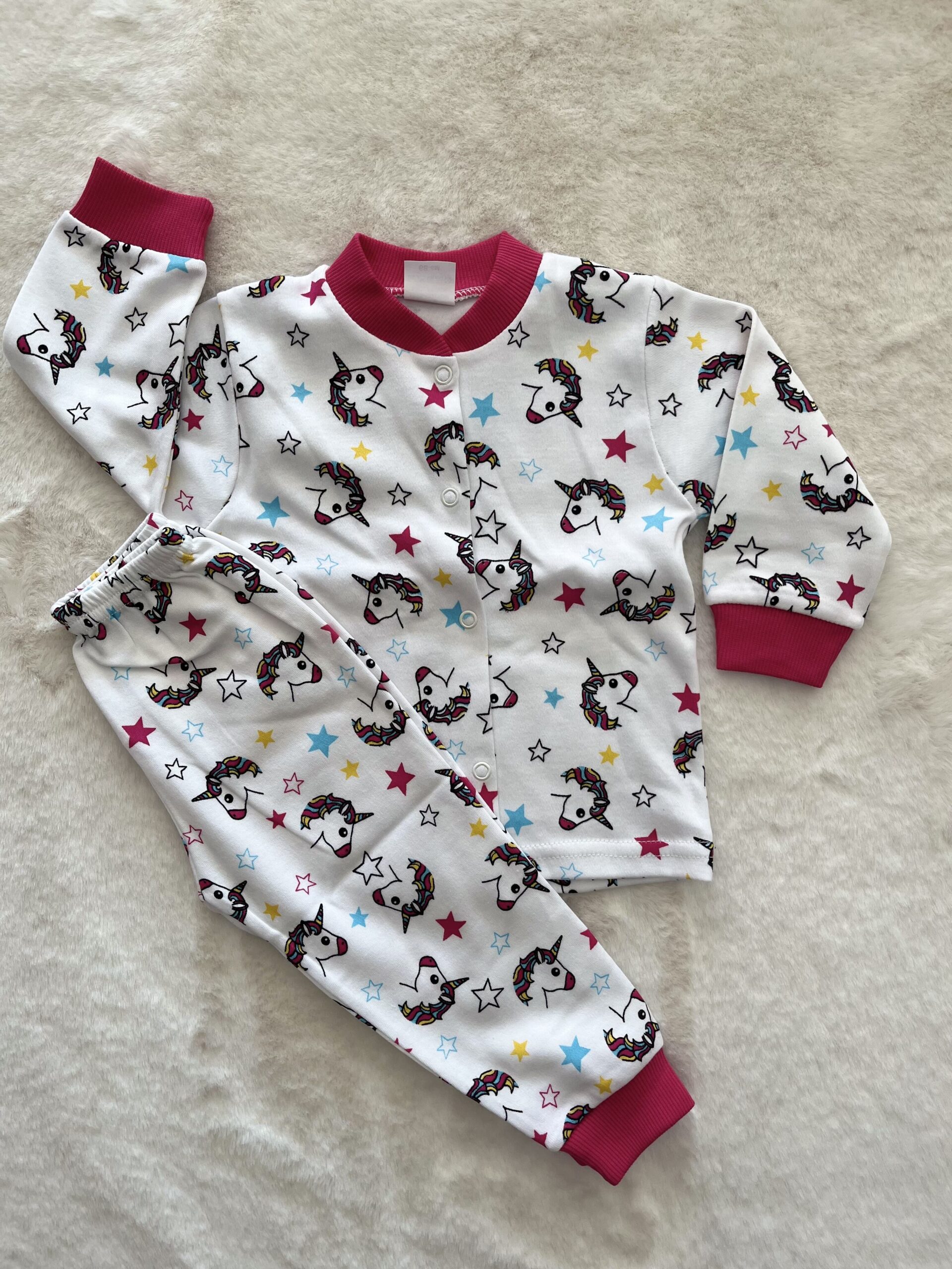 Unicorn Kafalı Pijama Takımı