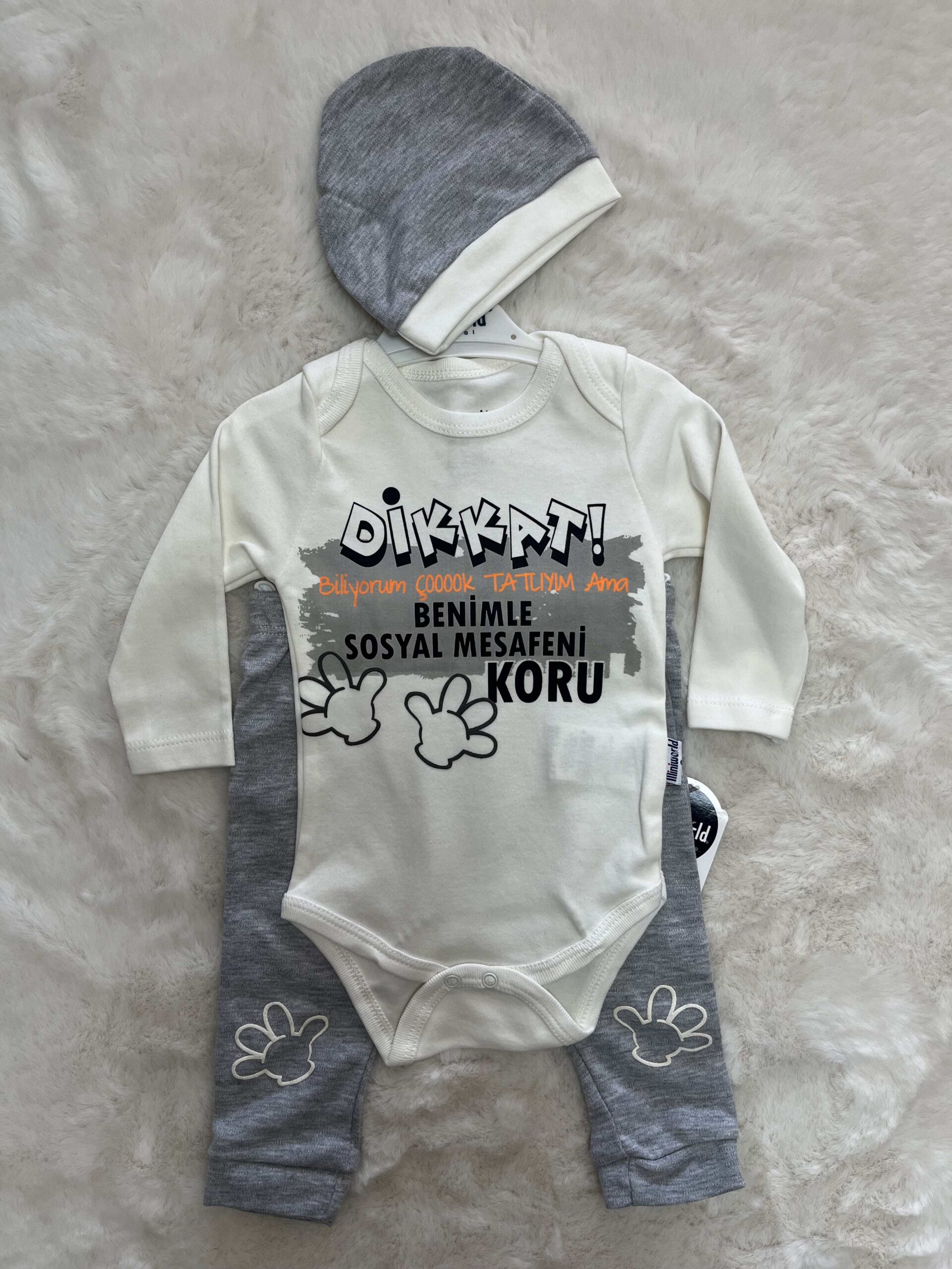 Unisex Sosyal Mesafe Badili Takım